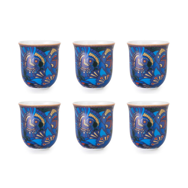 Сет од 6 шолји за кафе, Kashmir, 90ml 