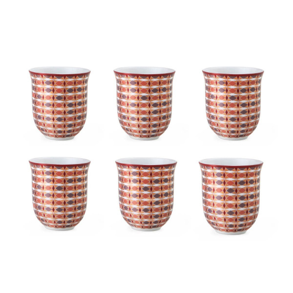 Сет од 6 шолји за кафе, Opera, 90ml 