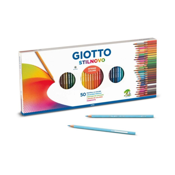 Моливи во боја, Giotto, Stilnovo Intense Colors, 50 бои, Ø3.3 мм 