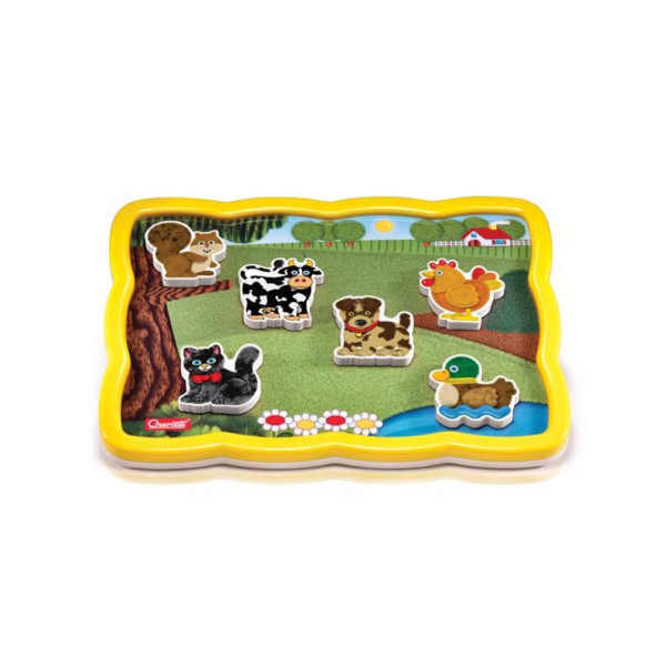 Магнетна сложувалка, Smart Puzzle - Farm, 13 парчиња 