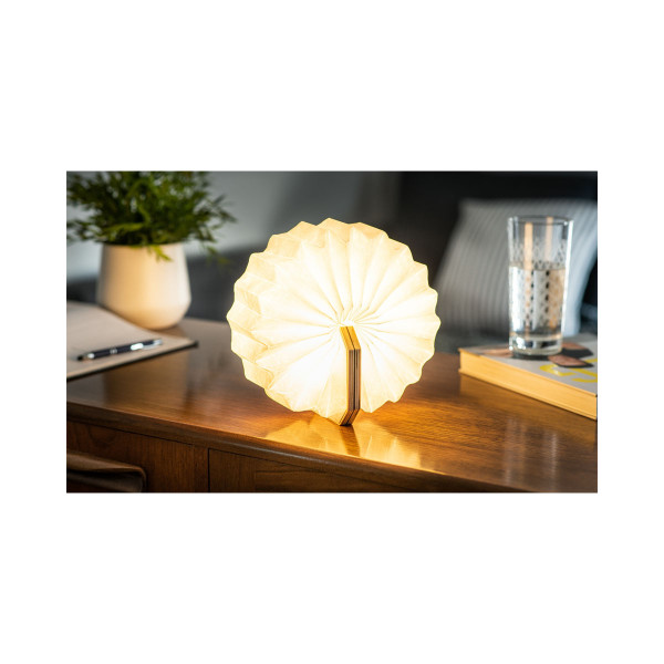 Паметна ламба - Хармоника, Smart Accordion Lamp, дрво - бамбус 