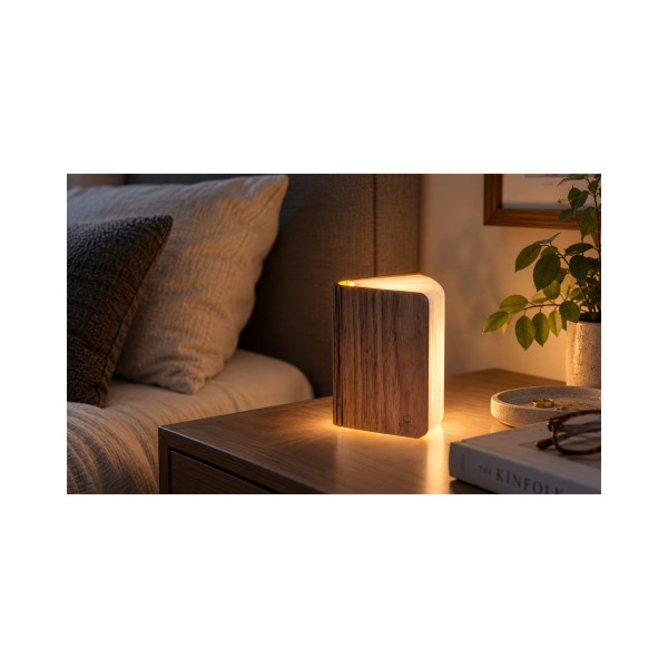Паметна ламба - Книга, Мини Smart Book Lamp, мала, дрво - орев 