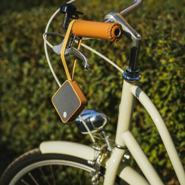 Звучник, Mi Square Pocket Bluetooth Speaker, дрво - цреша 