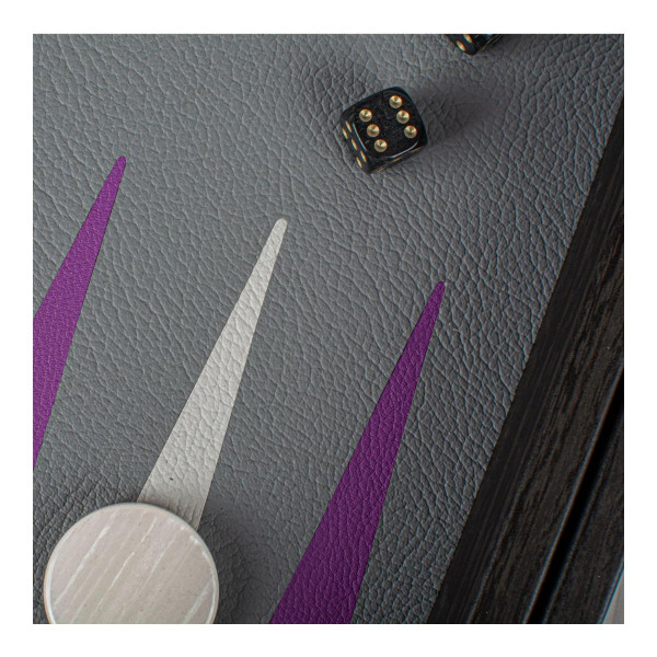 Сет за табла, Handcrafted Traffic Purple Minimalist Art, голем