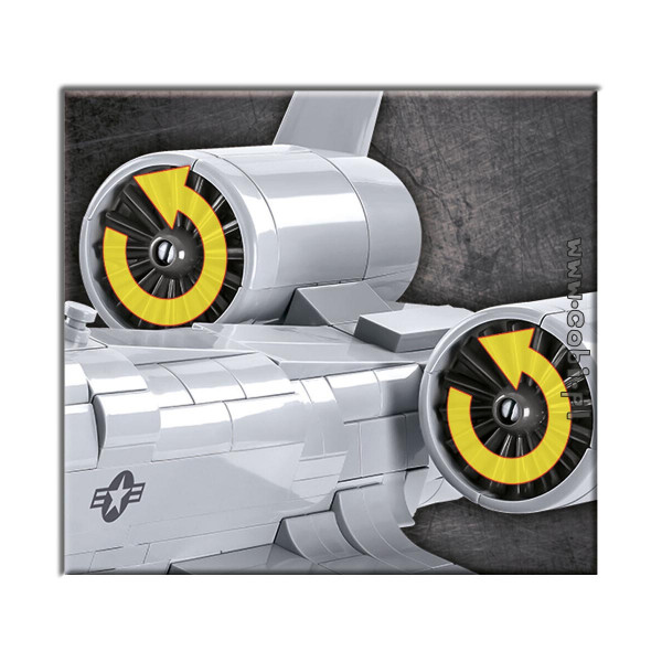 Коцки за градба, Armed Forces, A-10 Thunderbolt II Warthog, 568 парчиња
