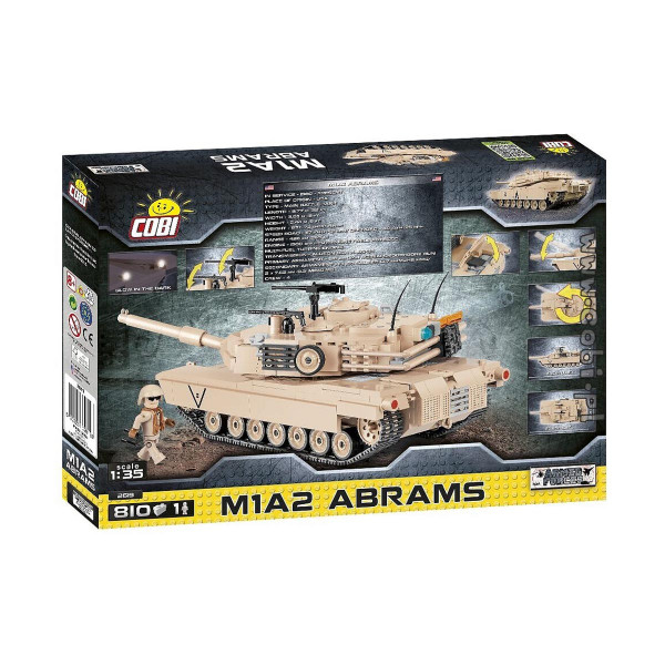 Коцки за градба, Armed Forces, M1A2 Abrams, 815 парчиња 