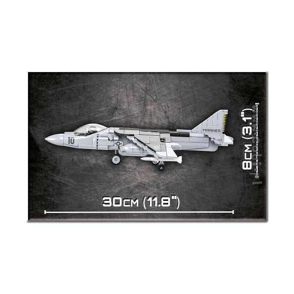 Коцки за градба, Armed Forces, AV-8B Harrier II Plus, 410 парчиња