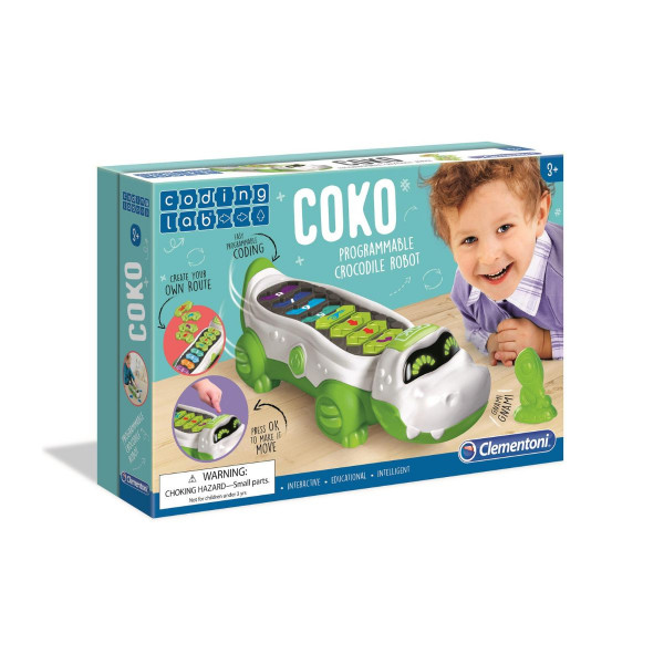Едукативна играчка - Крокодил, Coding Lab, Coko - Programmable Crocodile Robot