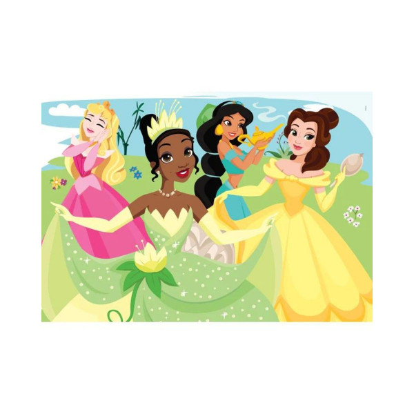 Двострана сложувалка - боенка, Disney, Princess, 104 парчиња