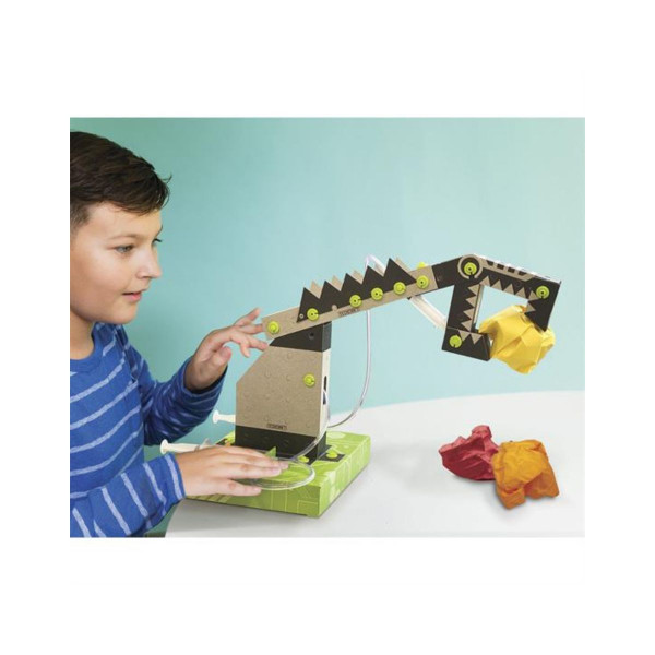 STEM сет, Green Science, Techcraft - Pneumatic Robot Arm
