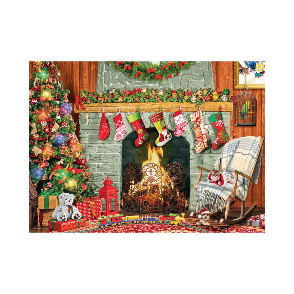 Сложувалка, Christmas by the Fireplace, 500 големи парчиња