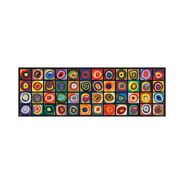 Сложувалка - панорама, Kandinsky - Color Study of Squares , 1000 парчиња 