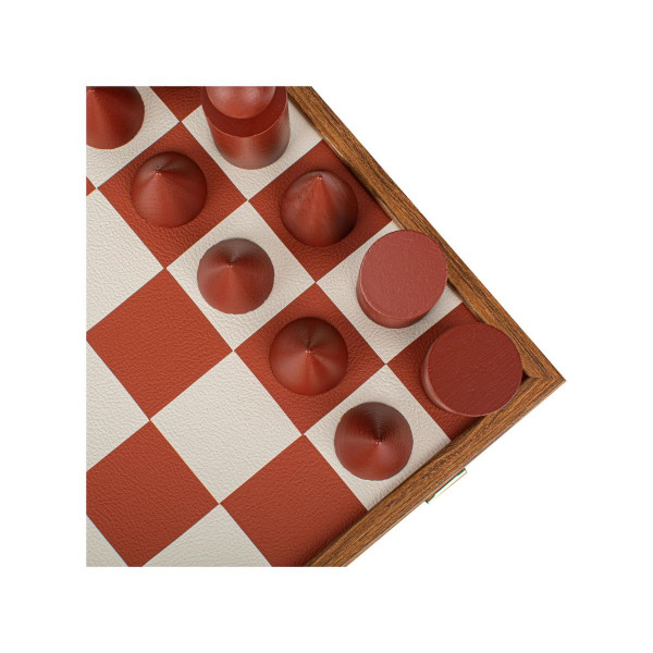 Сет за шах, Bauhaus Style, теракота, 40 x 40 cm