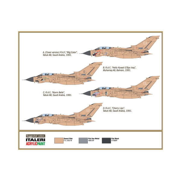 Макета, Aircraft, Tornado Gr.1 (Gulf War 25th Anniversary), 1:72