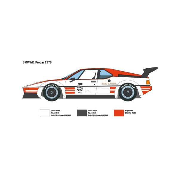 Макета, Cars and Bikes, B.M.W. M1 Procar, 1:24