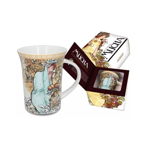 Шолја, Carmani, Alphonse Mucha - Four Seasons: Winter, 350 мл 