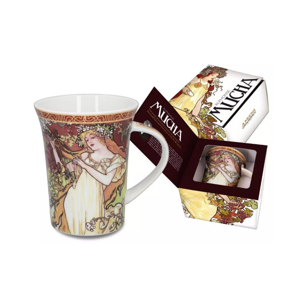 Шолја, Carmani, Alphonse Mucha - Four Seasons: Summer, 350 мл 