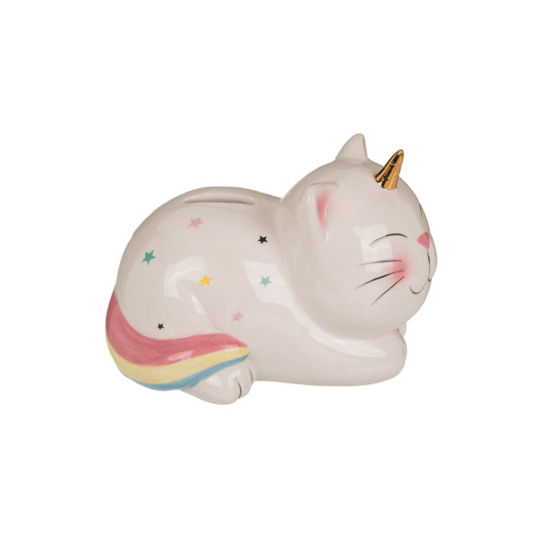 Касичка за пари со клуч - Unicorn Cat