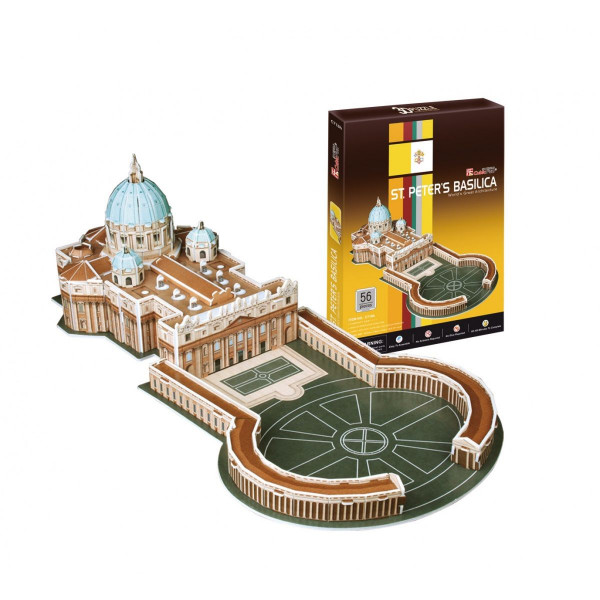 3D сложувалка, Cubic Fun, St. Peter's Basilica, 68 парчиња 