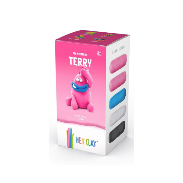 Сет за изработка со глина, Claymates: DIY Aliens - Terry 