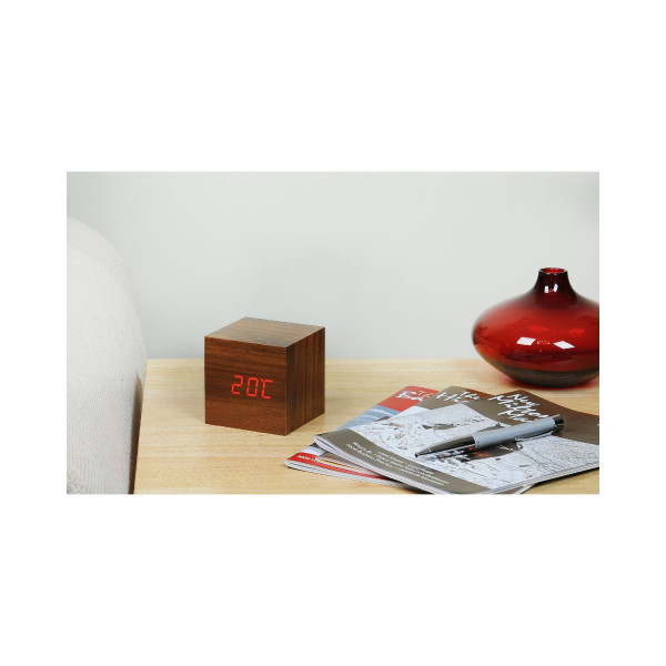 Часовник, Wooden Cube Click Clock , дрво-орев