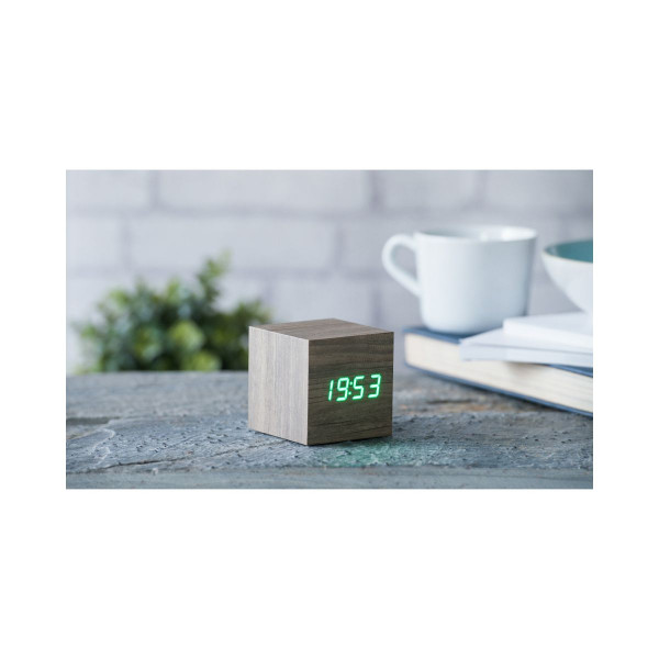 Часовник, Wooden Cube Click Clock , дрво-јасен