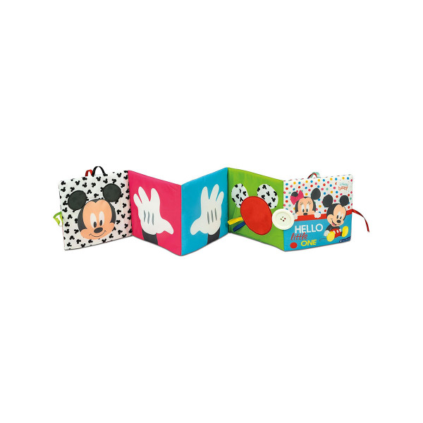 Мека книга со активности за деца, Clementoni Baby, Disney - Hello Little One