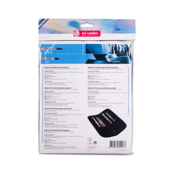 Сет од 5 четки (микс влакна) + несесер, Talens Art Creation 