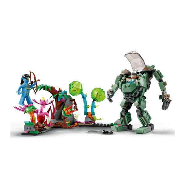 LEGO коцки, Avatar, Neytiri & Thanator vs. AMP Suit Quaritch