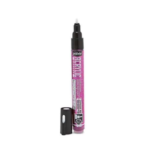 Акрилен маркер, Pebeo, Acrylic Marker 1.2mm - Precious Pink