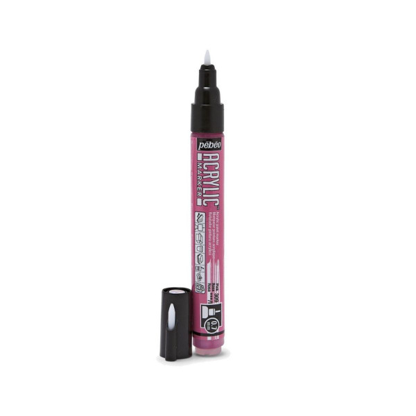 Акрилен маркер, Pebeo, Acrylic Marker 0.7mm - Pink