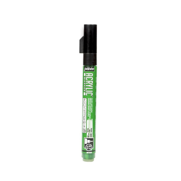 Акрилен маркер, Pebeo, Acrylic Marker 0.7mm - Green