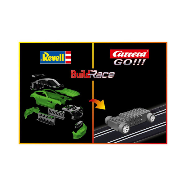 Макета, Build 'n Race Mercedes AMG GT R - Green, 1:43