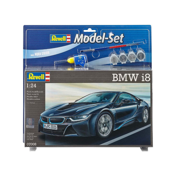 Сет макета + бои, BMW i8, 1:24