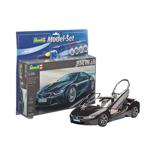 Сет макета + бои, BMW i8, 1:24