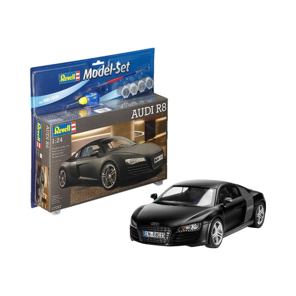 Сет макета + бои, Audi R8, 1:24