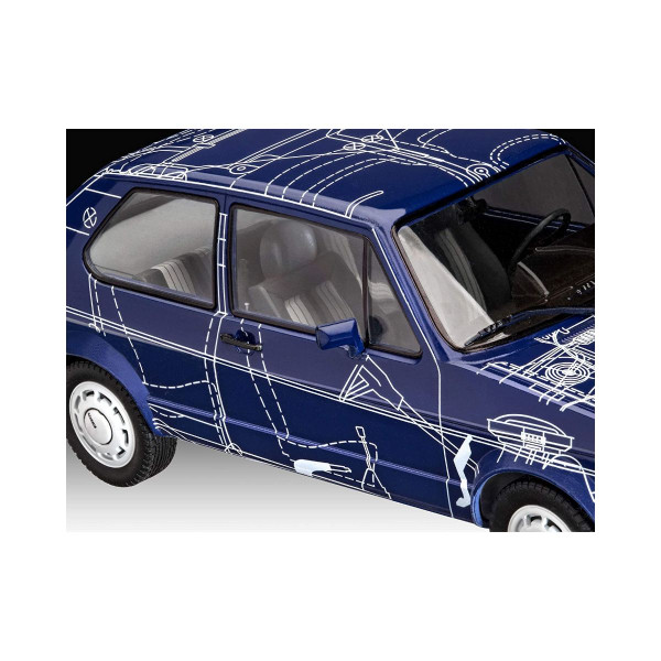 Макета, VW Golf GTI, 1:24