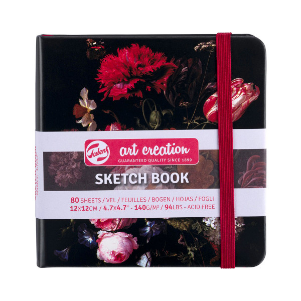 Скицник, Talens Art Creation - Still Life with Flowers, 12 x 12 cm 