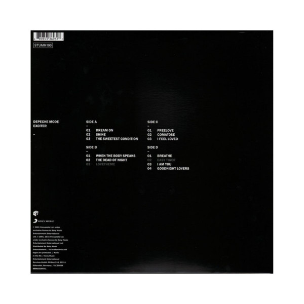 Винил, Depeche Mode - Exciter (2001) 