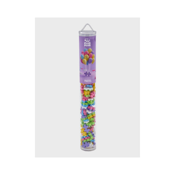 Коцки за градба, Color Tubes - Пастел, 100 парчиња