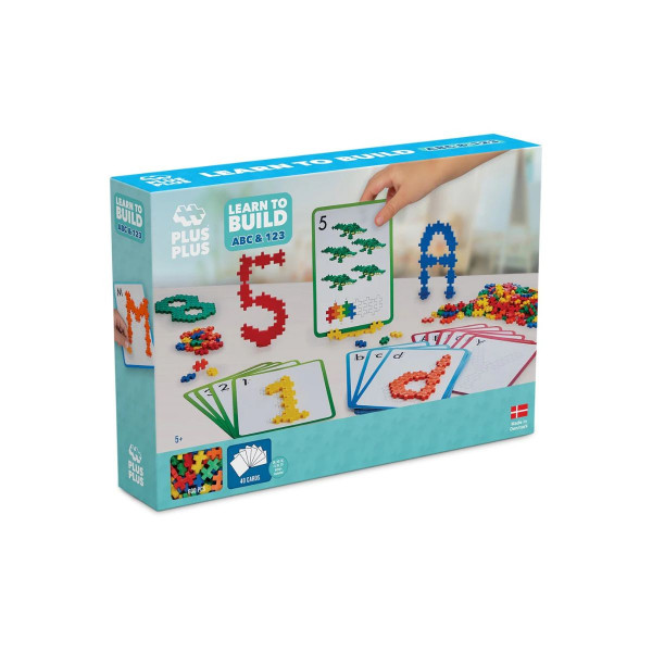 Коцки за градба, Азбука и бројки, Learn To Build ABC & 123, 600 парчиња