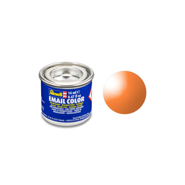 Боја за макета, Email Color Orange, проѕирна 14ml 