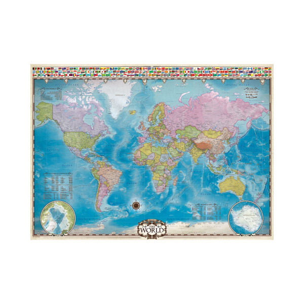 Сложувалка, Map of the World, 1000 парчиња