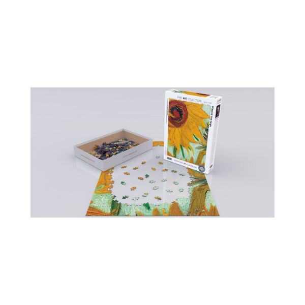 Сложувалка, Van Gogh - Vase With Twelve Sunflowers (detail), 1000 парчиња 