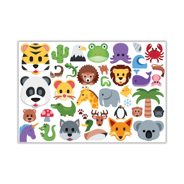 Детска сложувалка, Emojipuzzle-Wild Animals, 100 парчиња