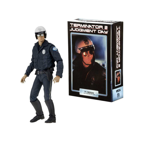 Фигура, NECA, Predator - Terminator 2 - T-1000 Motorcycle Cop (Ultimate Series)