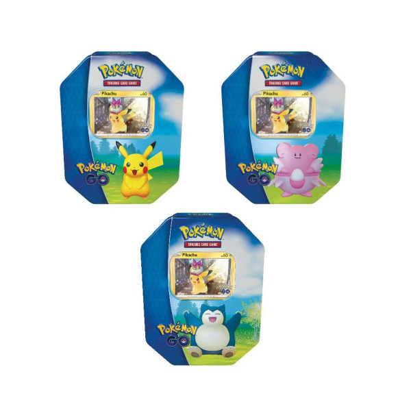 Карти, Pokemon Go Tin - Pikachum Snorlax, Blissey 