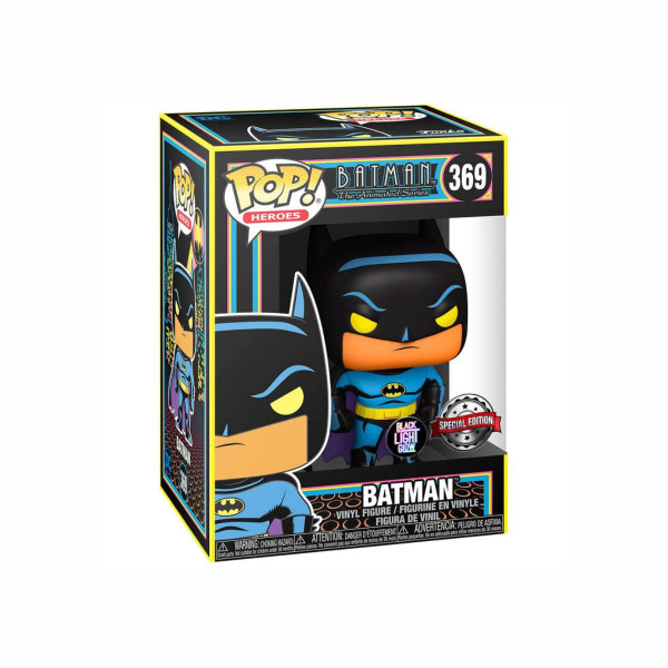 Фигура, Pop! Heroes, DC - Batman (Black Light)