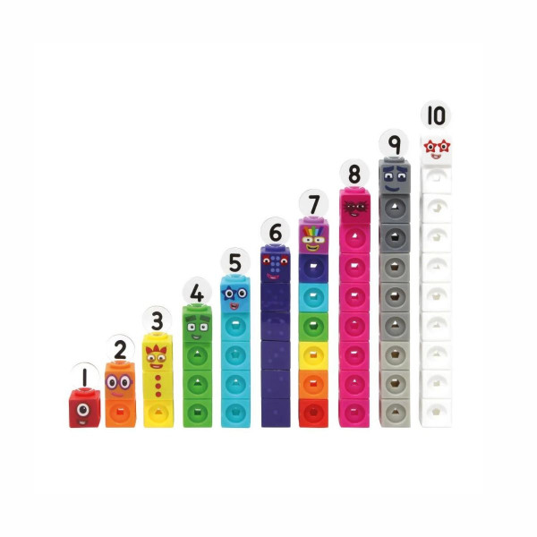 Сет со математички активности, MathLink® Cubes Numberblocks 1-10 