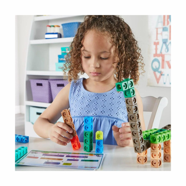 Сет со математички активности, MathLink® Cubes Early Maths - Dino Time 